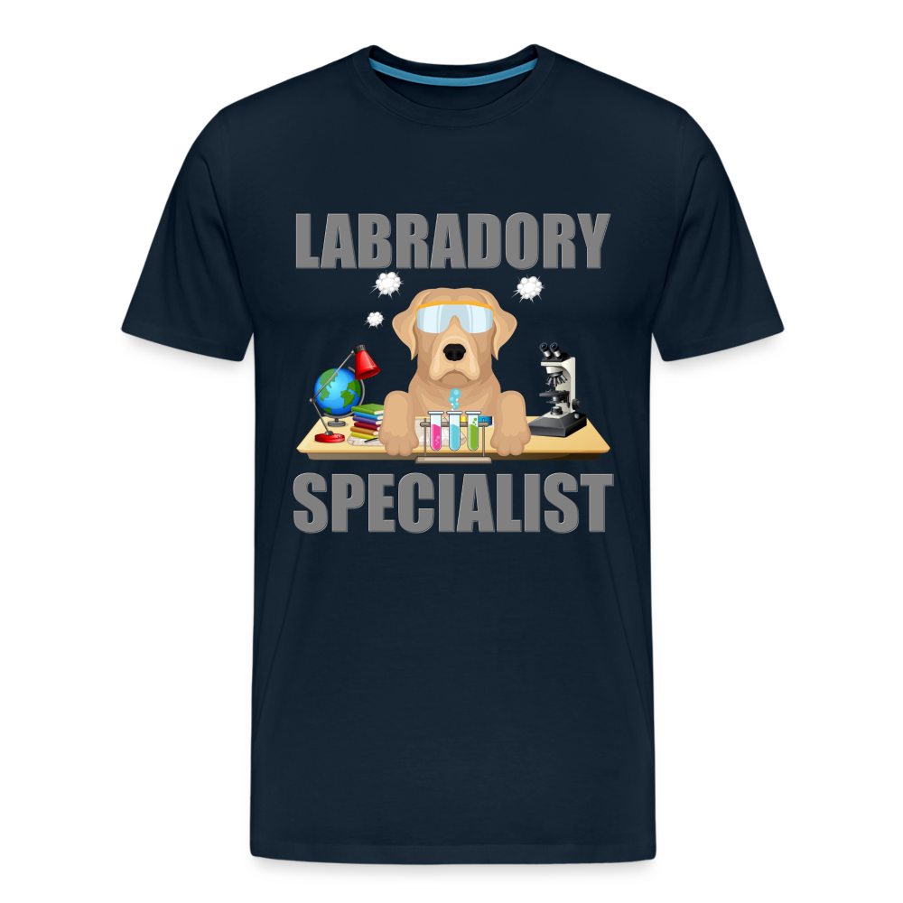 Labrador Specialist Shirt, Lab Shirt, Labradory Shirt, Funny Shirt, Funny Lab Shirt, Science Lab Shirt, Science Laboratory, Dog Lover Shirt, Dog Shirt, Great Gift Idea - deep navy
