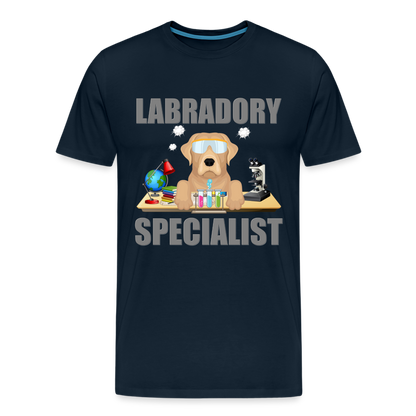 Labrador Specialist Shirt, Lab Shirt, Labradory Shirt, Funny Shirt, Funny Lab Shirt, Science Lab Shirt, Science Laboratory, Dog Lover Shirt, Dog Shirt, Great Gift Idea - deep navy