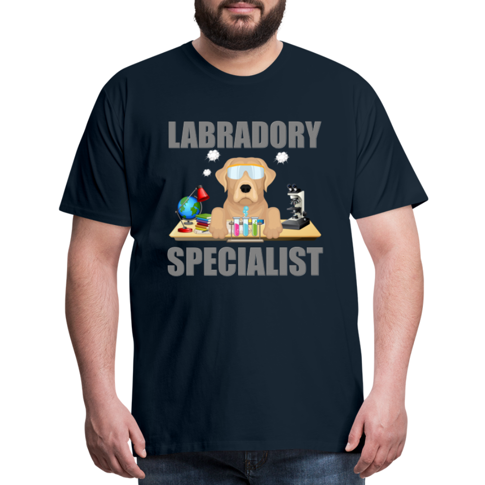 Labrador Specialist Shirt, Lab Shirt, Labradory Shirt, Funny Shirt, Funny Lab Shirt, Science Lab Shirt, Science Laboratory, Dog Lover Shirt, Dog Shirt, Great Gift Idea - deep navy