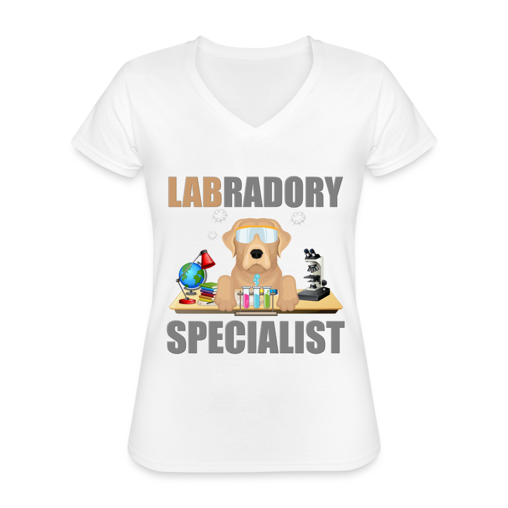 Labrador Specialist Shirt, Lab Shirt, Labradory Shirt, Funny Shirt, Funny Lab Shirt, Science Lab Shirt, Science Laboratory, Dog Lover Shirt, - white