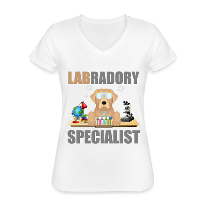 Labrador Specialist Shirt, Lab Shirt, Labradory Shirt, Funny Shirt, Funny Lab Shirt, Science Lab Shirt, Science Laboratory, Dog Lover Shirt, - white