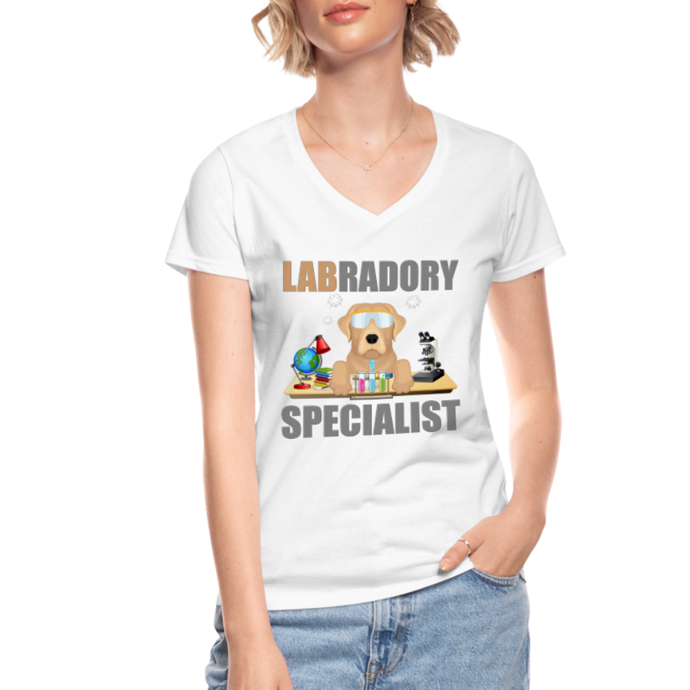 Labrador Specialist Shirt, Lab Shirt, Labradory Shirt, Funny Shirt, Funny Lab Shirt, Science Lab Shirt, Science Laboratory, Dog Lover Shirt, - white