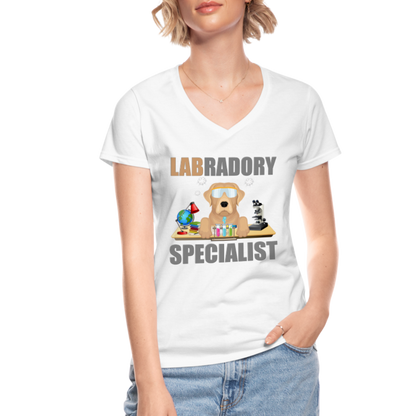 Labrador Specialist Shirt, Lab Shirt, Labradory Shirt, Funny Shirt, Funny Lab Shirt, Science Lab Shirt, Science Laboratory, Dog Lover Shirt, - white