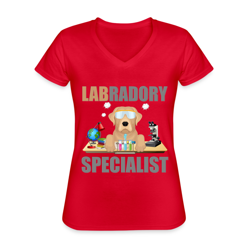 Labrador Specialist Shirt, Lab Shirt, Labradory Shirt, Funny Shirt, Funny Lab Shirt, Science Lab Shirt, Science Laboratory, Dog Lover Shirt, - red