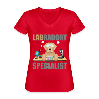 Labrador Specialist Shirt, Lab Shirt, Labradory Shirt, Funny Shirt, Funny Lab Shirt, Science Lab Shirt, Science Laboratory, Dog Lover Shirt, - red
