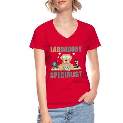 Labrador Specialist Shirt, Lab Shirt, Labradory Shirt, Funny Shirt, Funny Lab Shirt, Science Lab Shirt, Science Laboratory, Dog Lover Shirt, - red
