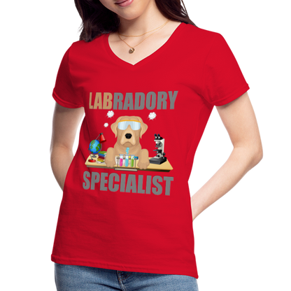 Labrador Specialist Shirt, Lab Shirt, Labradory Shirt, Funny Shirt, Funny Lab Shirt, Science Lab Shirt, Science Laboratory, Dog Lover Shirt, - red