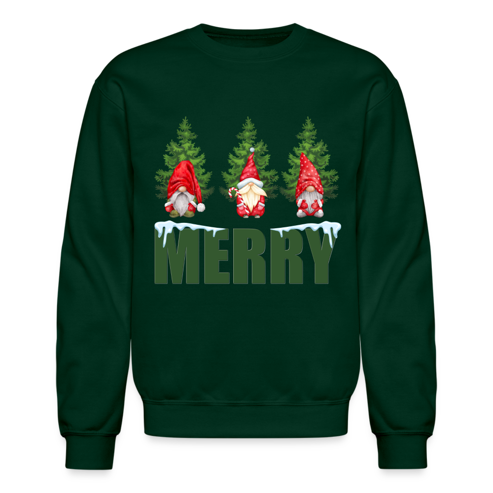 Gnomes Christmas, Gnomes Christmas Sweatshirt, Women Christmas Shirt, Women Christmas Sweatshirt, Christmas Sweatshirt, Christmas Pajamas - forest green