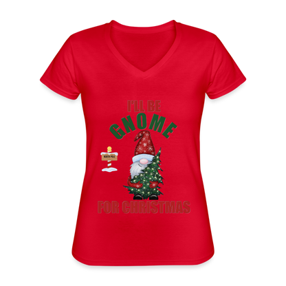 I'll Be Gnome For Christmas, Funny Christmas Gnome, Gnomes Christmas, Gnomes Christmas shirt, Women Christmas Shirt, Women Christmas shirt, Christmas Gift For Her, Christmas Pajamas - red