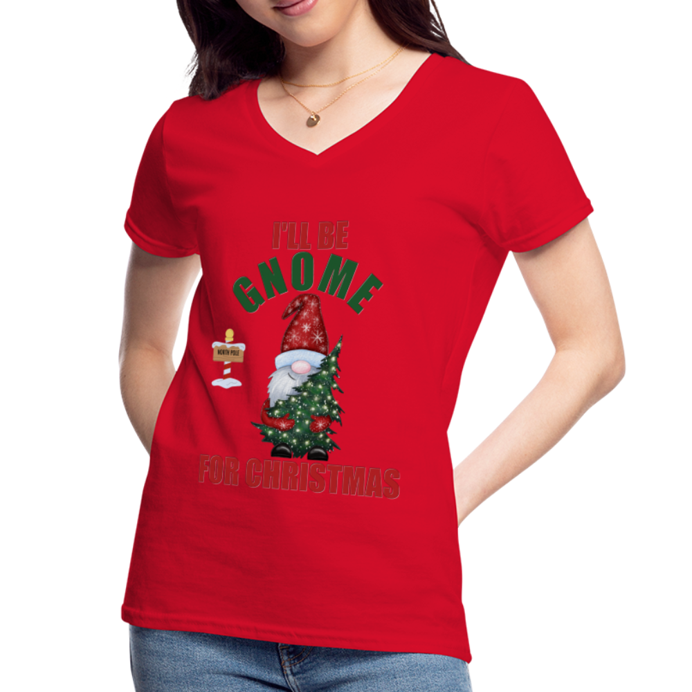 I'll Be Gnome For Christmas, Funny Christmas Gnome, Gnomes Christmas, Gnomes Christmas shirt, Women Christmas Shirt, Women Christmas shirt, Christmas Gift For Her, Christmas Pajamas - red