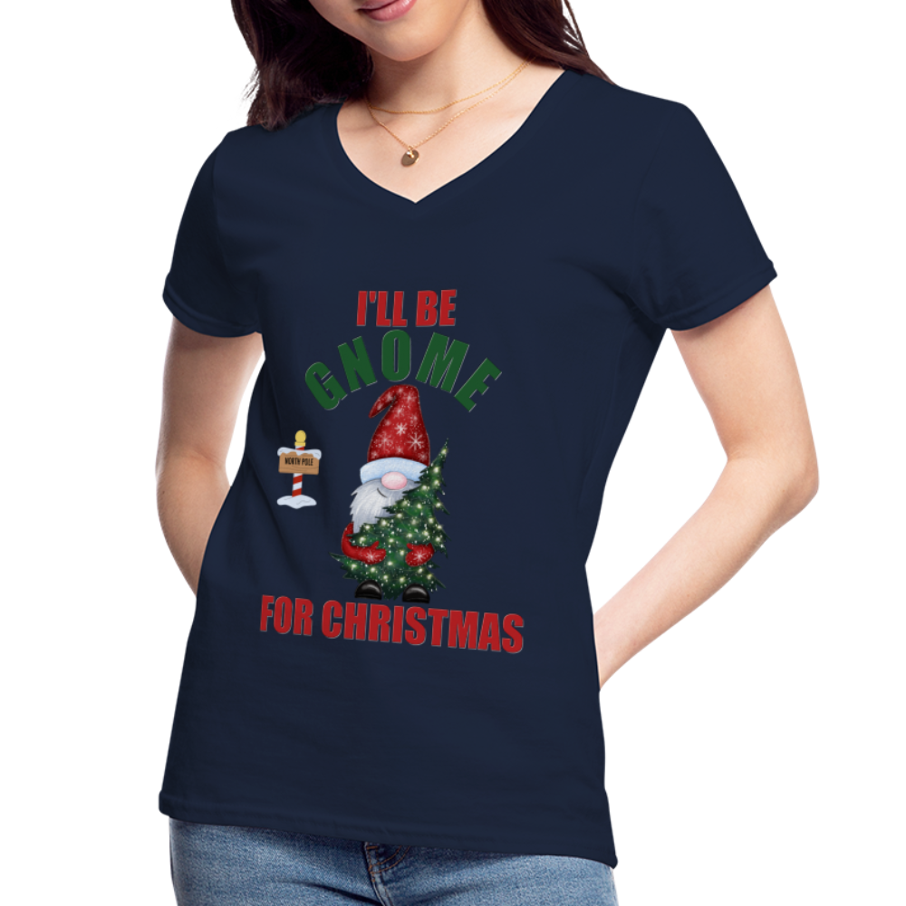 I'll Be Gnome For Christmas, Funny Christmas Gnome, Gnomes Christmas, Gnomes Christmas shirt, Women Christmas Shirt, Women Christmas shirt, Christmas Gift For Her, Christmas Pajamas - navy