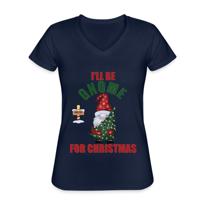 I'll Be Gnome For Christmas, Funny Christmas Gnome, Gnomes Christmas, Gnomes Christmas shirt, Women Christmas Shirt, Women Christmas shirt, Christmas Gift For Her, Christmas Pajamas - navy