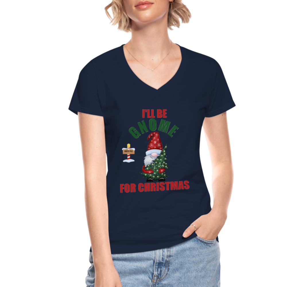 I'll Be Gnome For Christmas, Funny Christmas Gnome, Gnomes Christmas, Gnomes Christmas shirt, Women Christmas Shirt, Women Christmas shirt, Christmas Gift For Her, Christmas Pajamas - navy