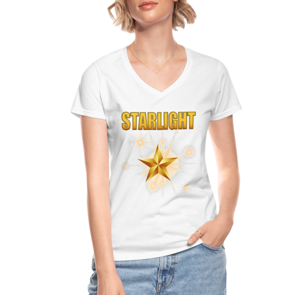 Starlight, Vought, The Boys, Homelander, Industries, Home Lander, Billy Butcher, Seven Fathers Day Gift Idea Women's V-Neck T-Shirt - white