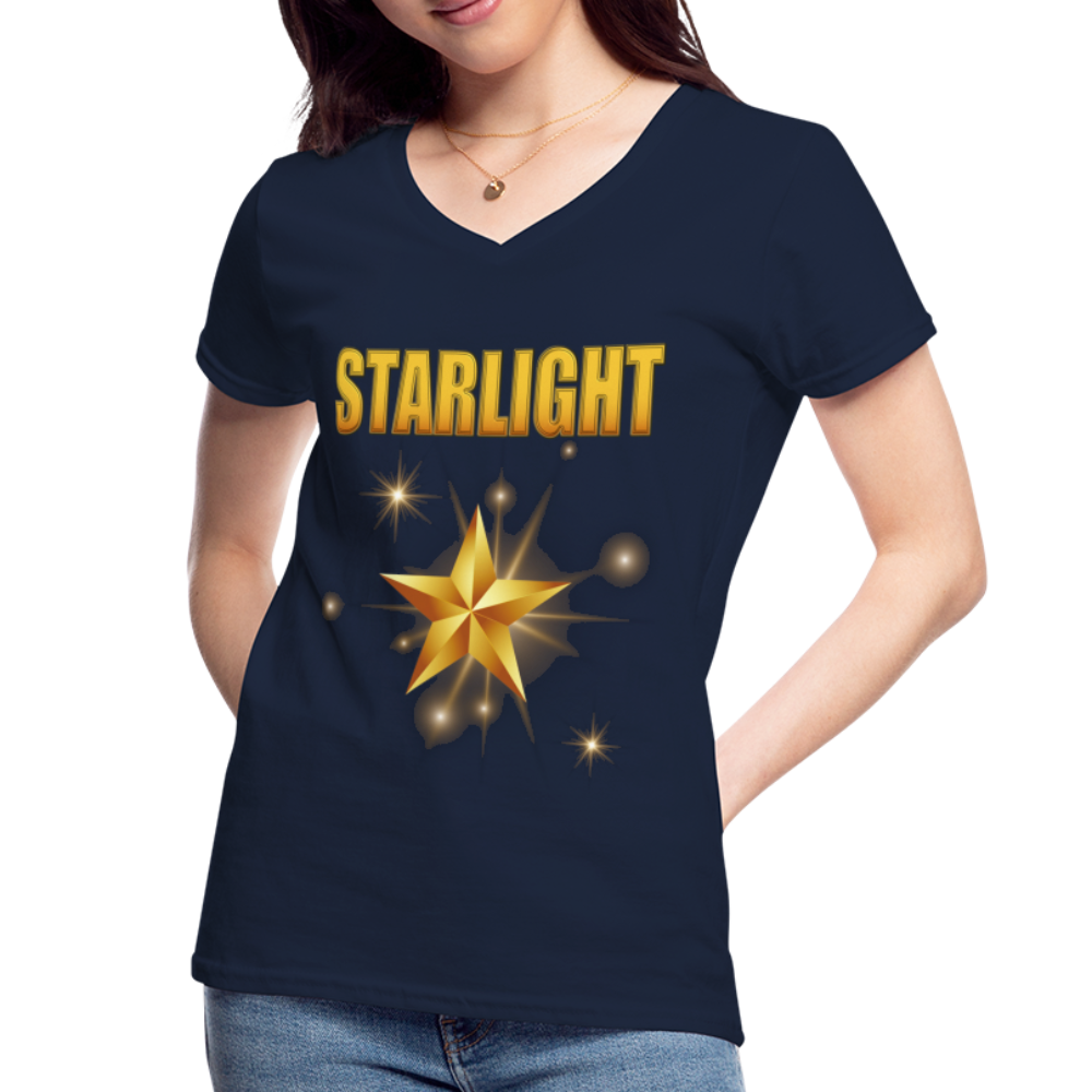 Starlight, Vought, The Boys, Homelander, Industries, Home Lander, Billy Butcher, Seven Fathers Day Gift Idea Women's V-Neck T-Shirt - navy