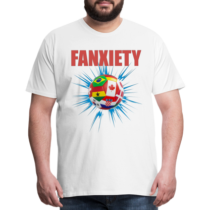 Fanxiety Shirt, World Cup 2022, Soccer Shirt, World Cup, Football Shirt, 2022 World Cup Shirt, Game Day Shirt, World Cup Trophy - white
