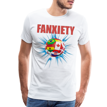 Fanxiety Shirt, World Cup 2022, Soccer Shirt, World Cup, Football Shirt, 2022 World Cup Shirt, Game Day Shirt, World Cup Trophy - white