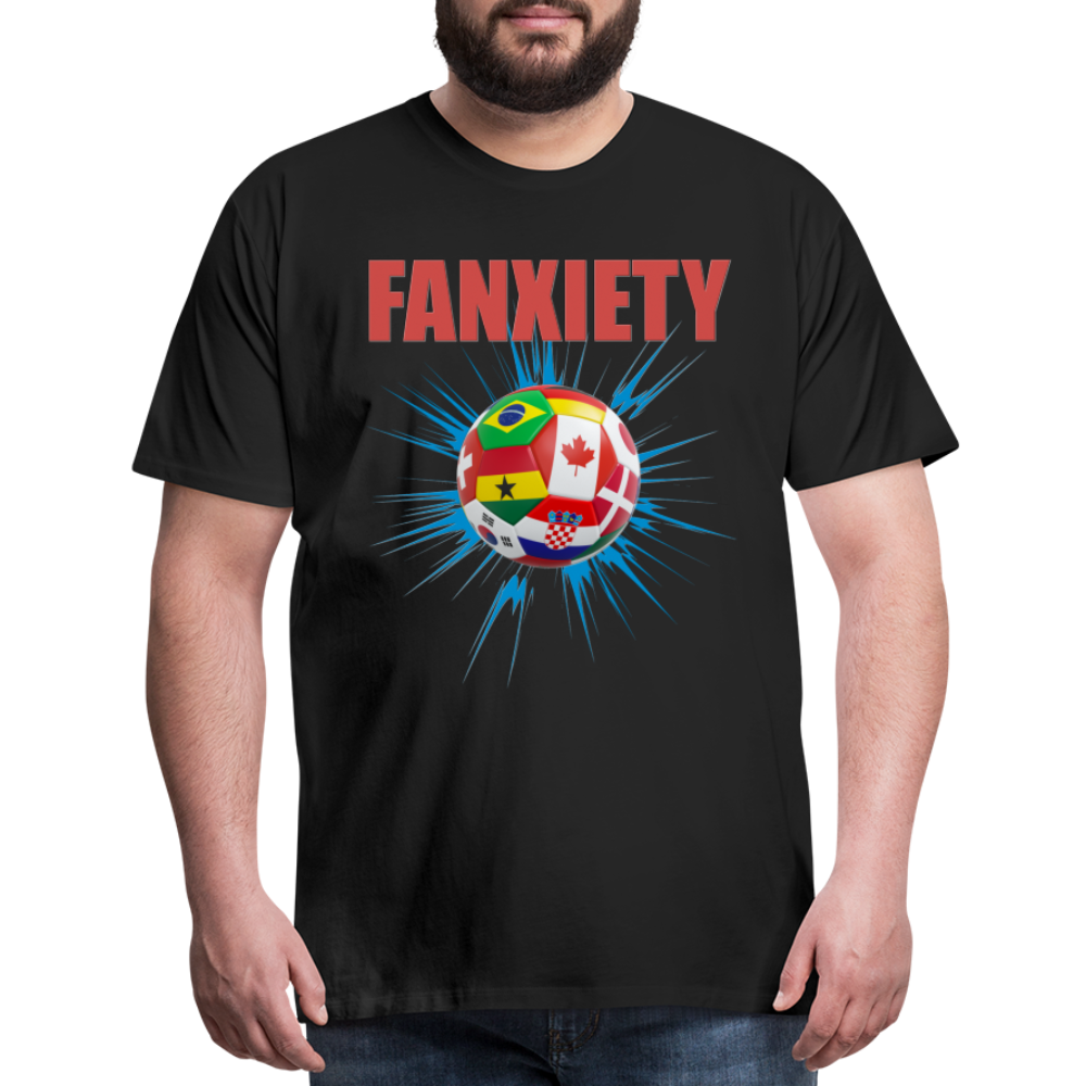 Fanxiety Shirt, World Cup 2022, Soccer Shirt, World Cup, Football Shirt, 2022 World Cup Shirt, Game Day Shirt, World Cup Trophy - black