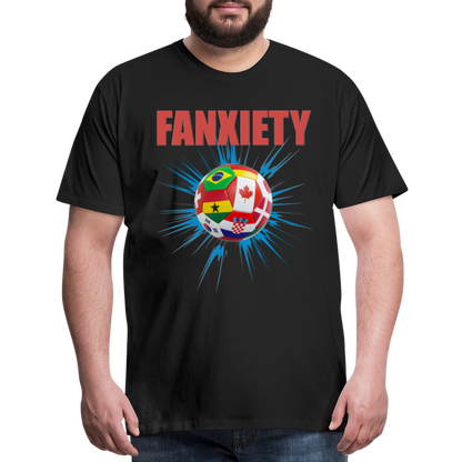 Fanxiety Shirt, World Cup 2022, Soccer Shirt, World Cup, Football Shirt, 2022 World Cup Shirt, Game Day Shirt, World Cup Trophy - black