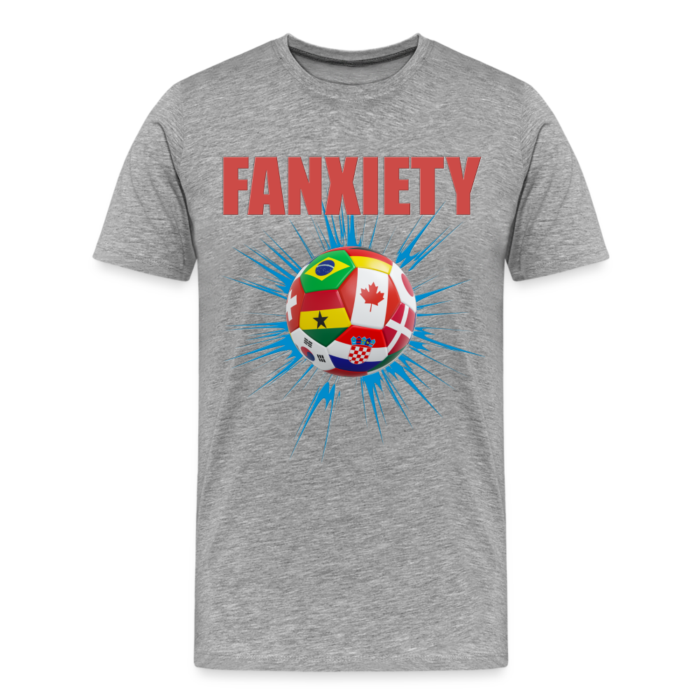 Fanxiety Shirt, World Cup 2022, Soccer Shirt, World Cup, Football Shirt, 2022 World Cup Shirt, Game Day Shirt, World Cup Trophy - heather gray