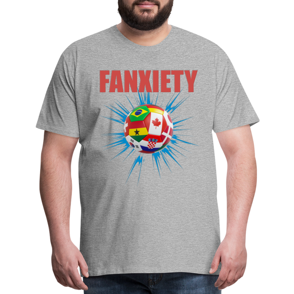 Fanxiety Shirt, World Cup 2022, Soccer Shirt, World Cup, Football Shirt, 2022 World Cup Shirt, Game Day Shirt, World Cup Trophy - heather gray