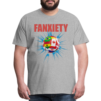 Fanxiety Shirt, World Cup 2022, Soccer Shirt, World Cup, Football Shirt, 2022 World Cup Shirt, Game Day Shirt, World Cup Trophy - heather gray