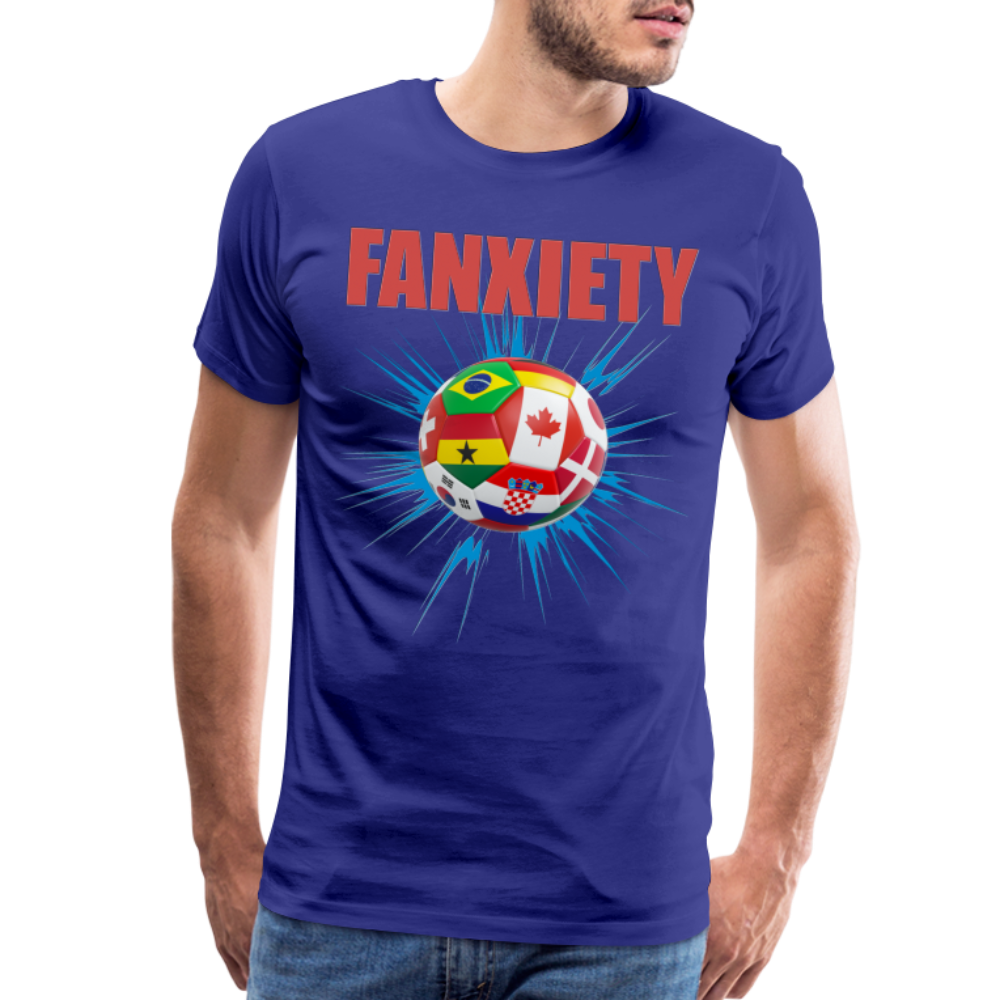 Fanxiety Shirt, World Cup 2022, Soccer Shirt, World Cup, Football Shirt, 2022 World Cup Shirt, Game Day Shirt, World Cup Trophy - royal blue