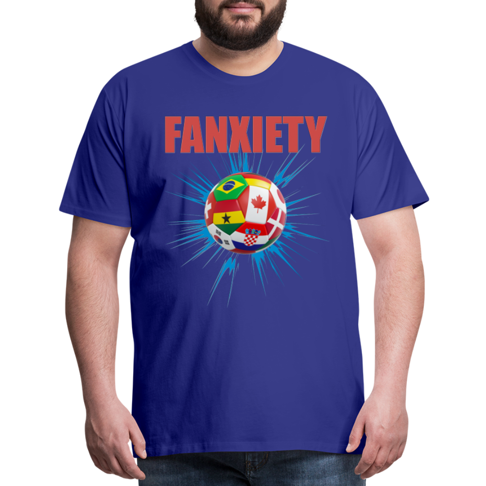 Fanxiety Shirt, World Cup 2022, Soccer Shirt, World Cup, Football Shirt, 2022 World Cup Shirt, Game Day Shirt, World Cup Trophy - royal blue