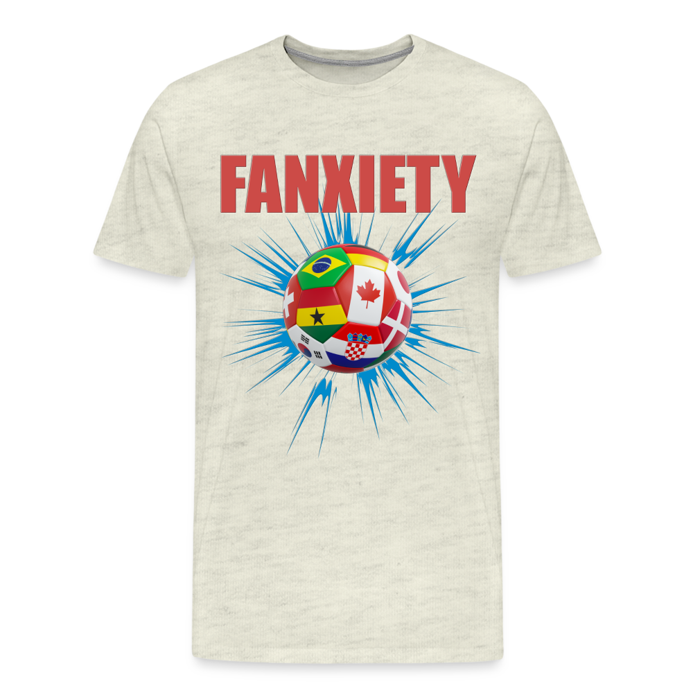 Fanxiety Shirt, World Cup 2022, Soccer Shirt, World Cup, Football Shirt, 2022 World Cup Shirt, Game Day Shirt, World Cup Trophy - heather oatmeal