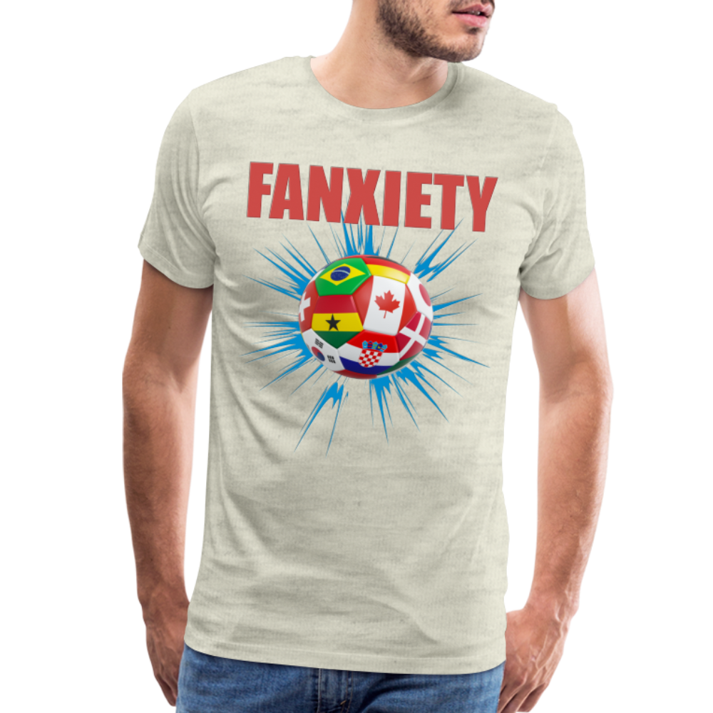 Fanxiety Shirt, World Cup 2022, Soccer Shirt, World Cup, Football Shirt, 2022 World Cup Shirt, Game Day Shirt, World Cup Trophy - heather oatmeal