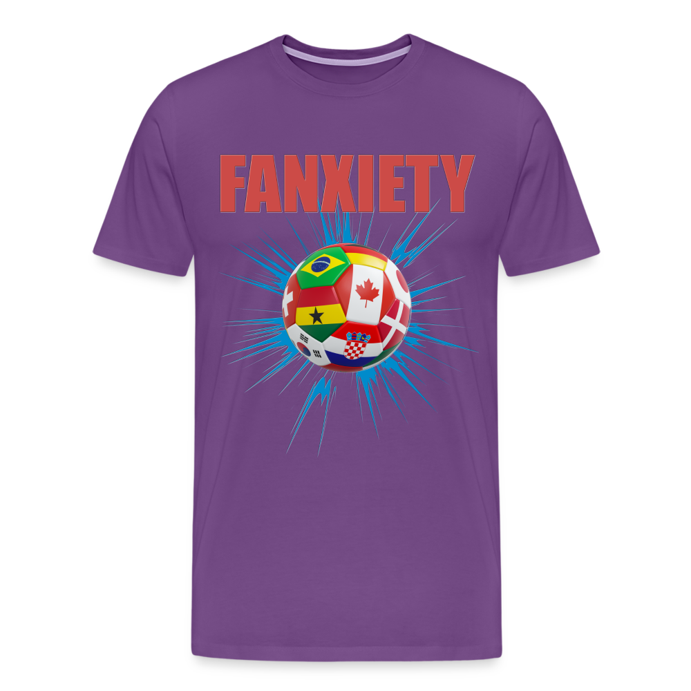 Fanxiety Shirt, World Cup 2022, Soccer Shirt, World Cup, Football Shirt, 2022 World Cup Shirt, Game Day Shirt, World Cup Trophy - purple