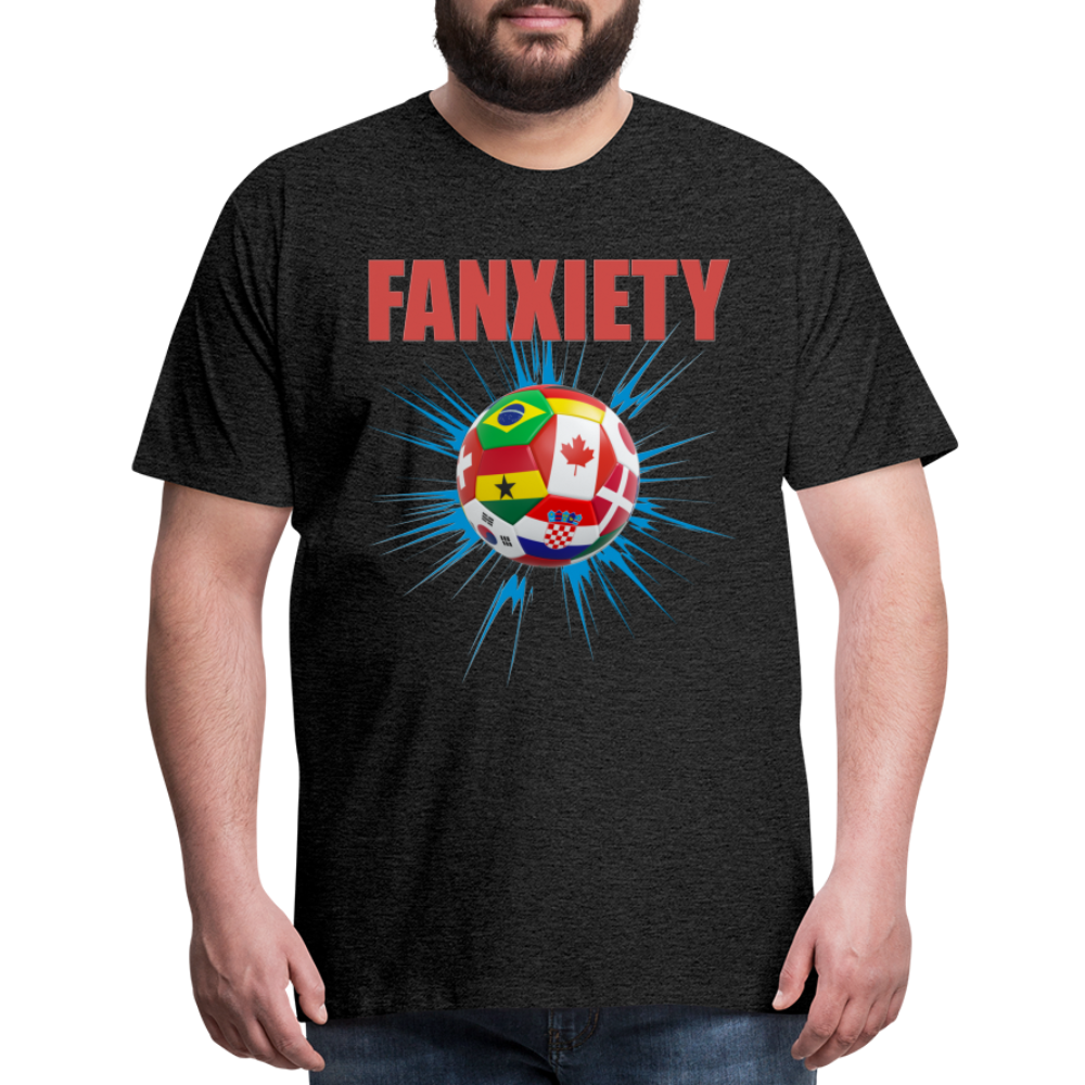 Fanxiety Shirt, World Cup 2022, Soccer Shirt, World Cup, Football Shirt, 2022 World Cup Shirt, Game Day Shirt, World Cup Trophy - charcoal grey