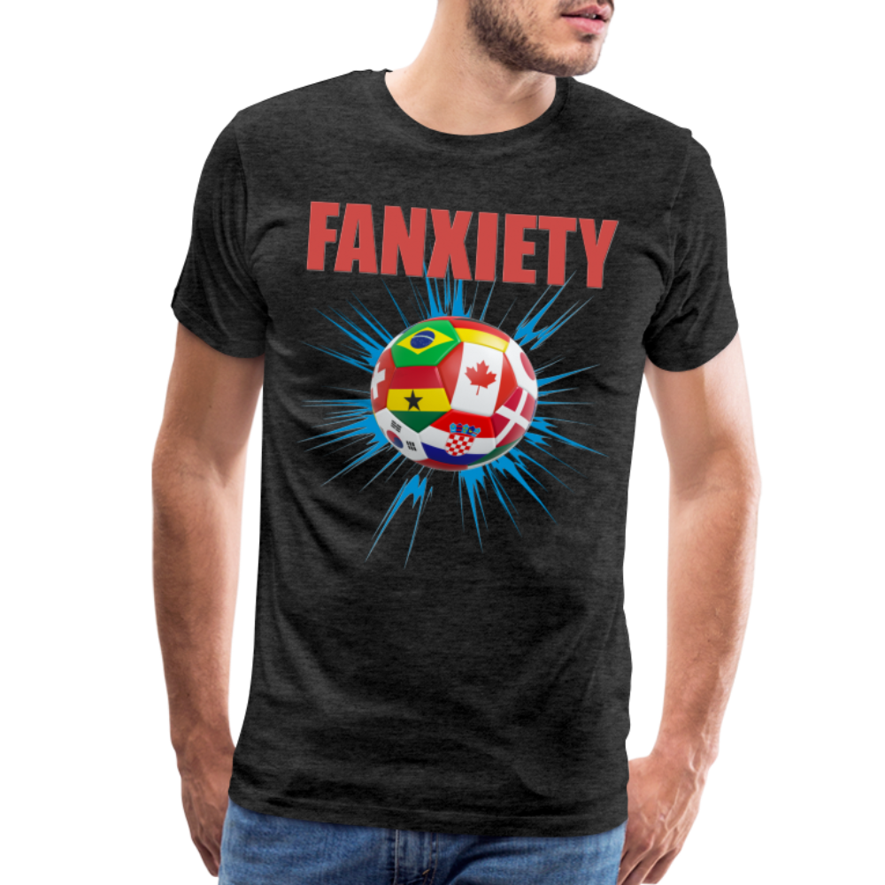 Fanxiety Shirt, World Cup 2022, Soccer Shirt, World Cup, Football Shirt, 2022 World Cup Shirt, Game Day Shirt, World Cup Trophy - charcoal grey