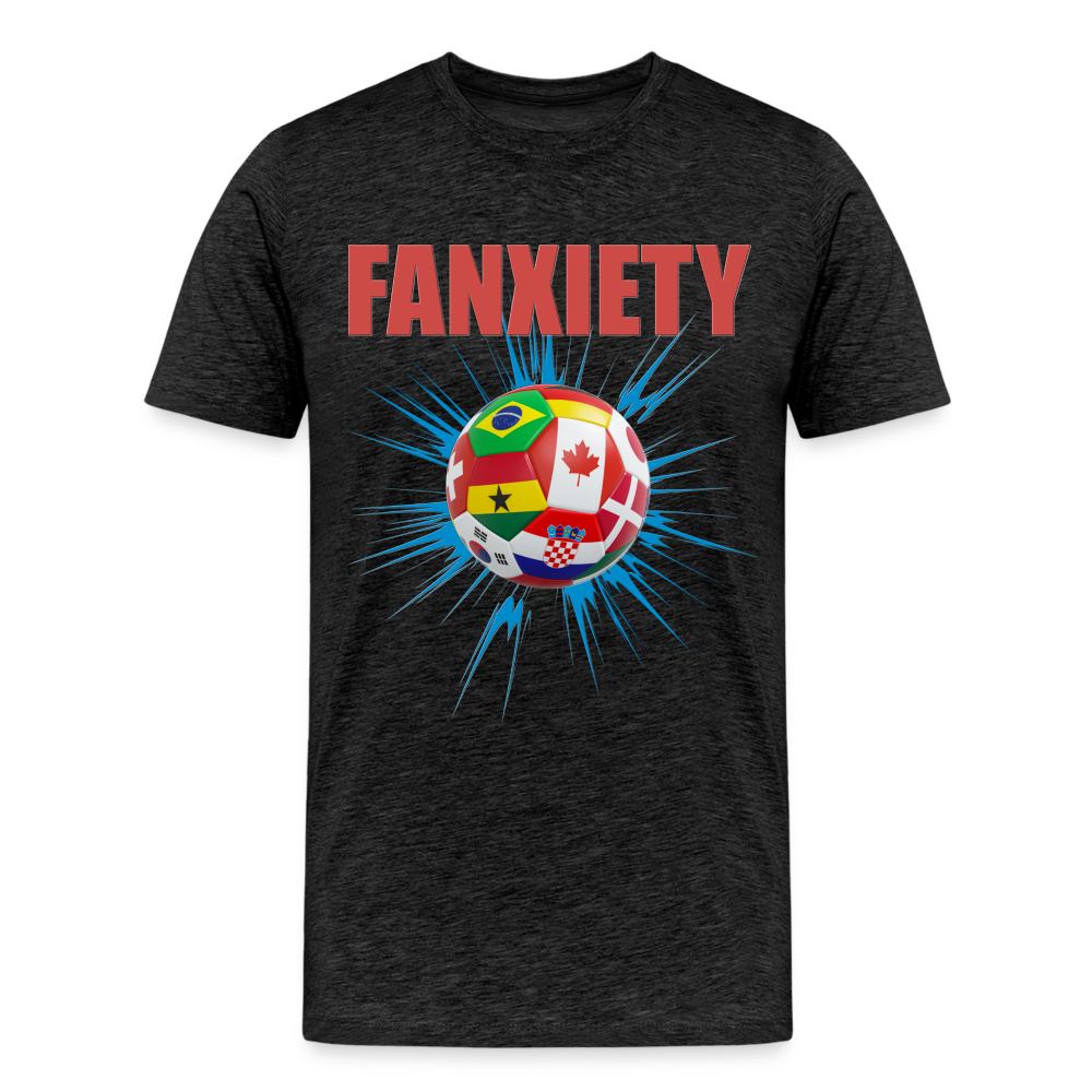 Fanxiety Shirt, World Cup 2022, Soccer Shirt, World Cup, Football Shirt, 2022 World Cup Shirt, Game Day Shirt, World Cup Trophy - charcoal grey