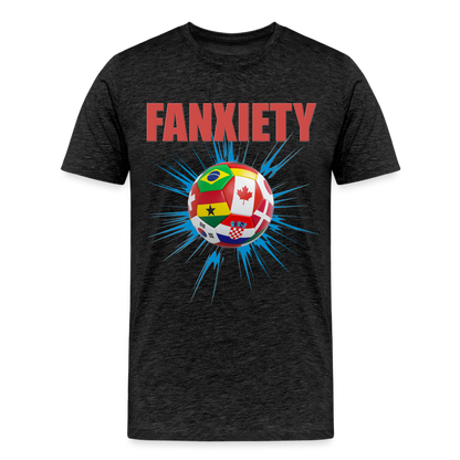 Fanxiety Shirt, World Cup 2022, Soccer Shirt, World Cup, Football Shirt, 2022 World Cup Shirt, Game Day Shirt, World Cup Trophy - charcoal grey