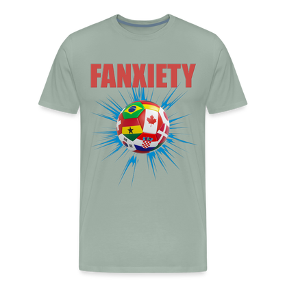 Fanxiety Shirt, World Cup 2022, Soccer Shirt, World Cup, Football Shirt, 2022 World Cup Shirt, Game Day Shirt, World Cup Trophy - steel green