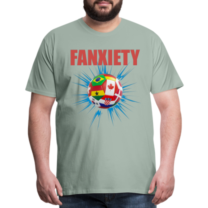 Fanxiety Shirt, World Cup 2022, Soccer Shirt, World Cup, Football Shirt, 2022 World Cup Shirt, Game Day Shirt, World Cup Trophy - steel green