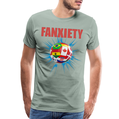Fanxiety Shirt, World Cup 2022, Soccer Shirt, World Cup, Football Shirt, 2022 World Cup Shirt, Game Day Shirt, World Cup Trophy - steel green