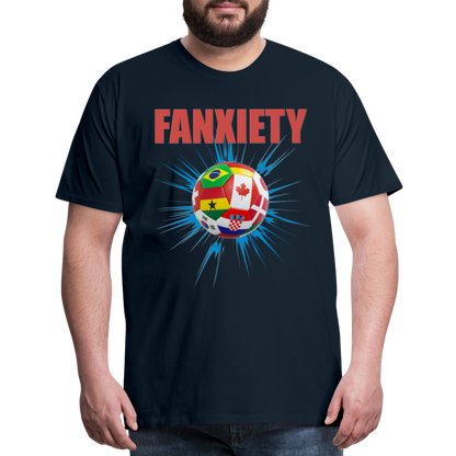 Fanxiety Shirt, World Cup 2022, Soccer Shirt, World Cup, Football Shirt, 2022 World Cup Shirt, Game Day Shirt, World Cup Trophy - deep navy