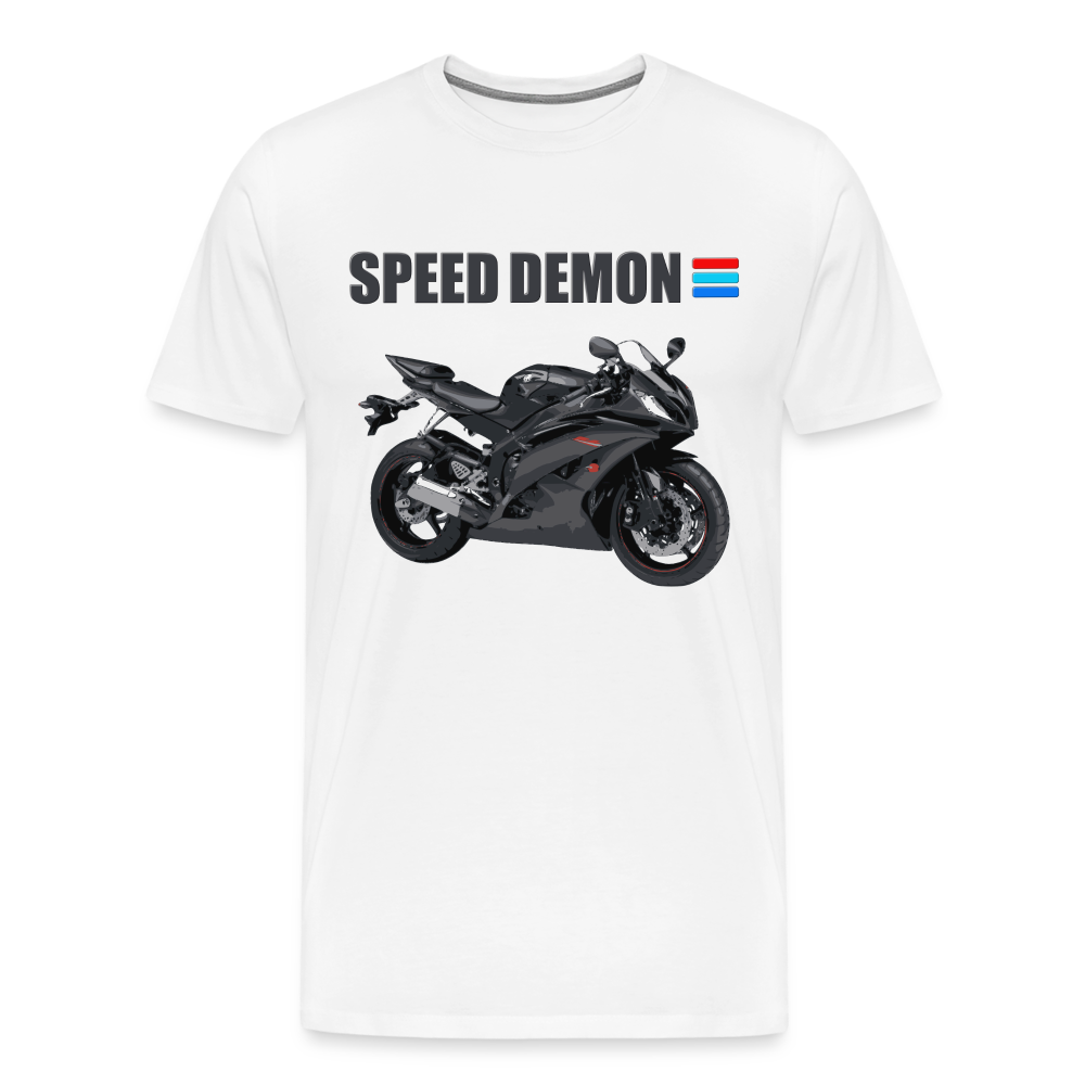 Motorcycle Shirt, Biker Shirt, Motorcycle Gift, Speed Demon Shirt, Motorcycle Tshirt, Motorcycle T Shirt, Racing Shirt, Sports Bike Shirt, - white