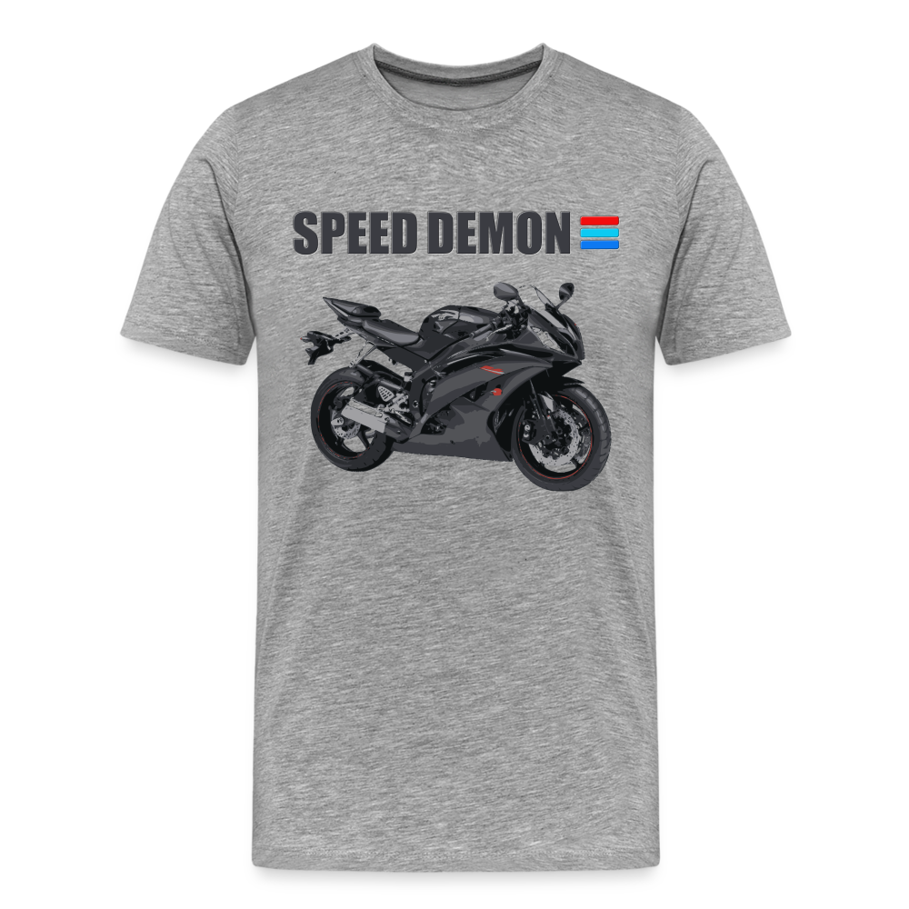 Motorcycle Shirt, Biker Shirt, Motorcycle Gift, Speed Demon Shirt, Motorcycle Tshirt, Motorcycle T Shirt, Racing Shirt, Sports Bike Shirt, - heather gray