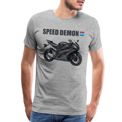 Motorcycle Shirt, Biker Shirt, Motorcycle Gift, Speed Demon Shirt, Motorcycle Tshirt, Motorcycle T Shirt, Racing Shirt, Sports Bike Shirt, - heather gray