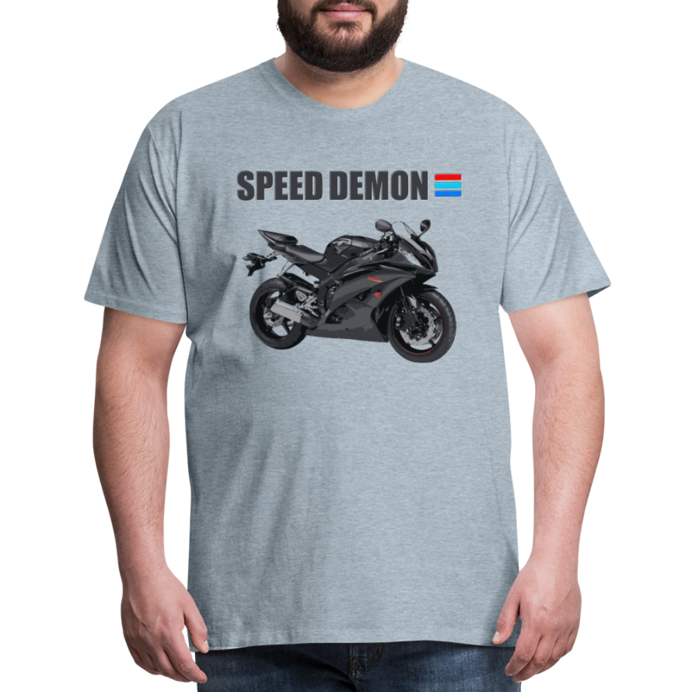 Motorcycle Shirt, Biker Shirt, Motorcycle Gift, Speed Demon Shirt, Motorcycle Tshirt, Motorcycle T Shirt, Racing Shirt, Sports Bike Shirt, - heather ice blue
