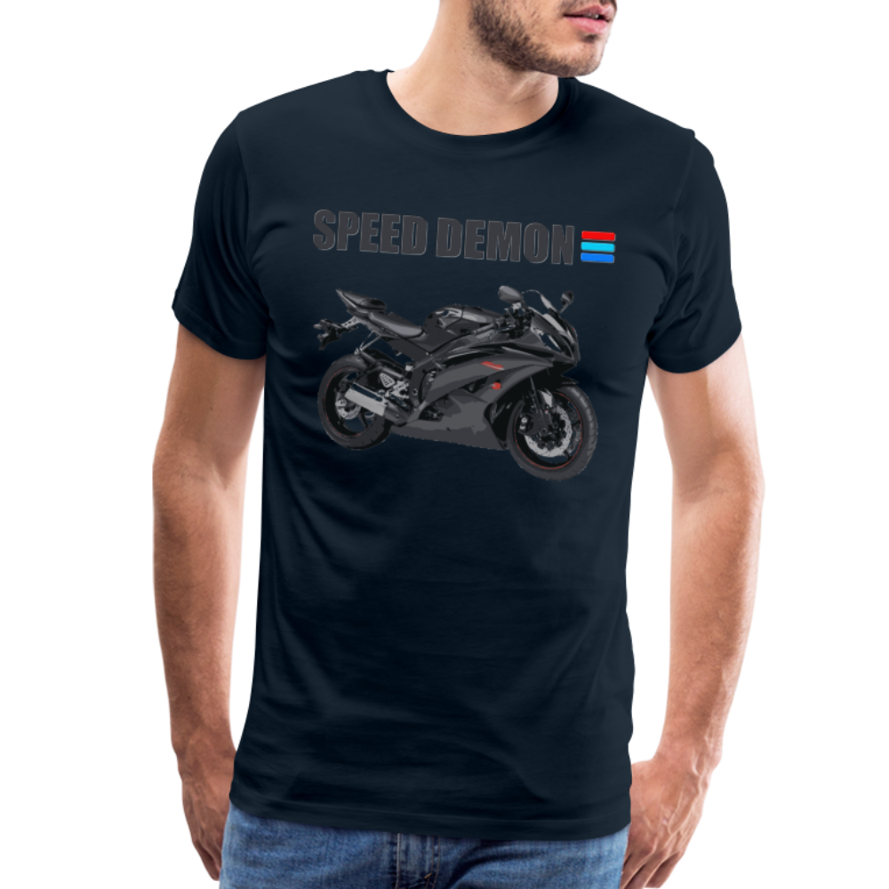 Motorcycle Shirt, Biker Shirt, Motorcycle Gift, Speed Demon Shirt, Motorcycle Tshirt, Motorcycle T Shirt, Racing Shirt, Sports Bike Shirt, - deep navy