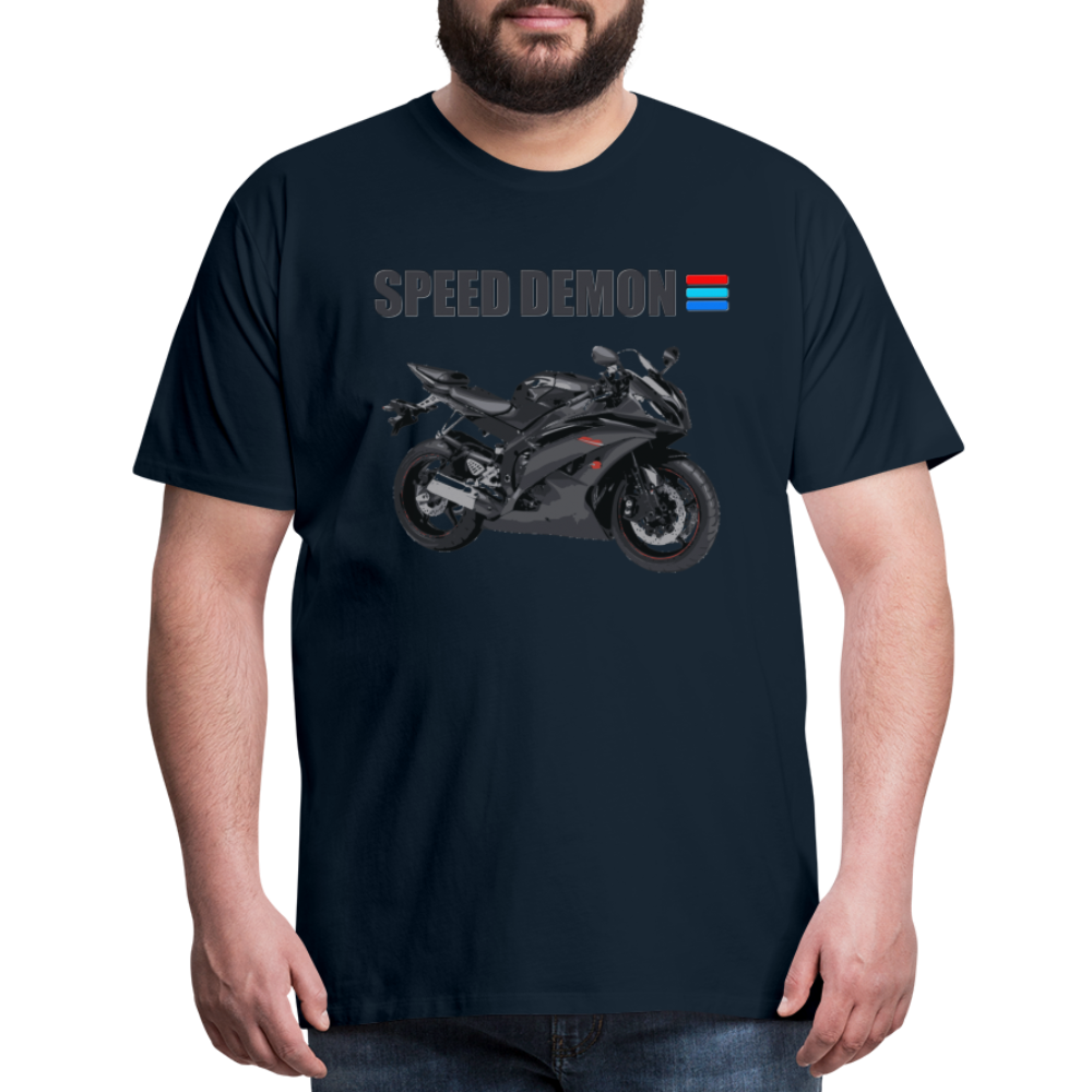 Motorcycle Shirt, Biker Shirt, Motorcycle Gift, Speed Demon Shirt, Motorcycle Tshirt, Motorcycle T Shirt, Racing Shirt, Sports Bike Shirt, - deep navy