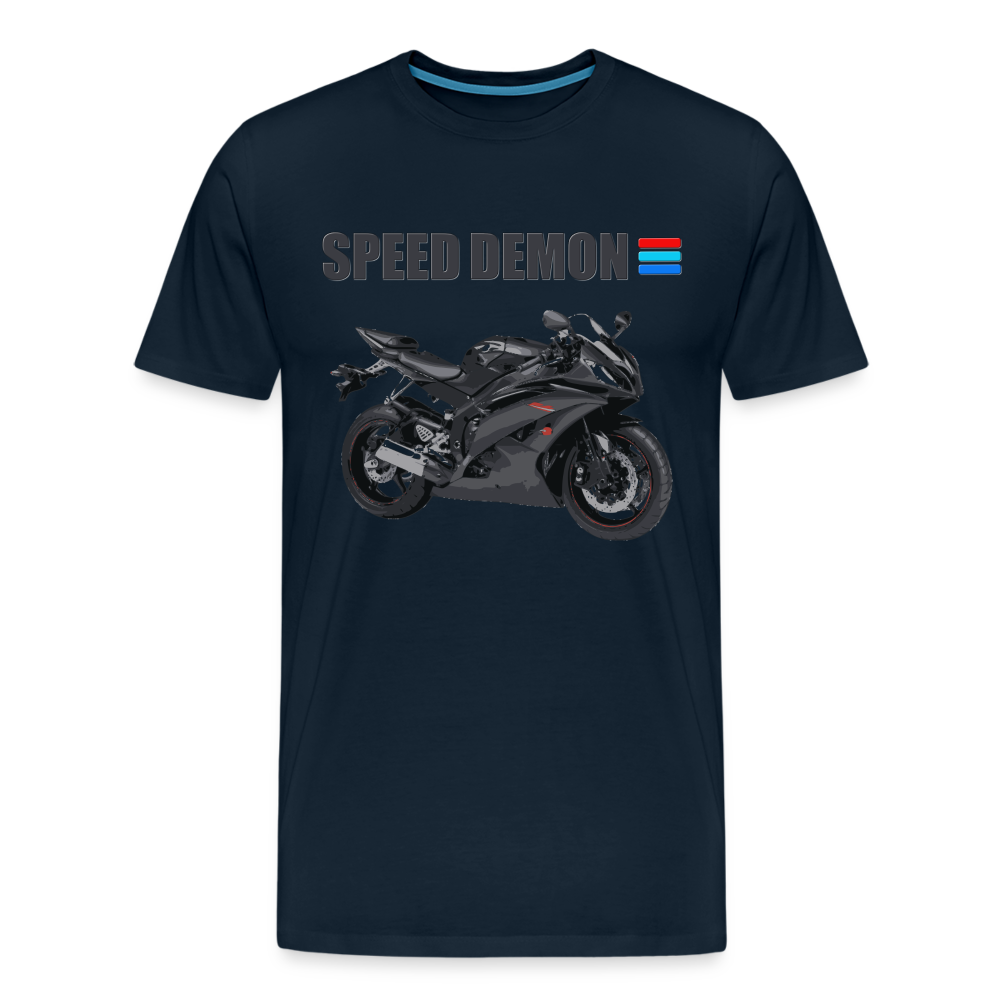 Motorcycle Shirt, Biker Shirt, Motorcycle Gift, Speed Demon Shirt, Motorcycle Tshirt, Motorcycle T Shirt, Racing Shirt, Sports Bike Shirt, - deep navy