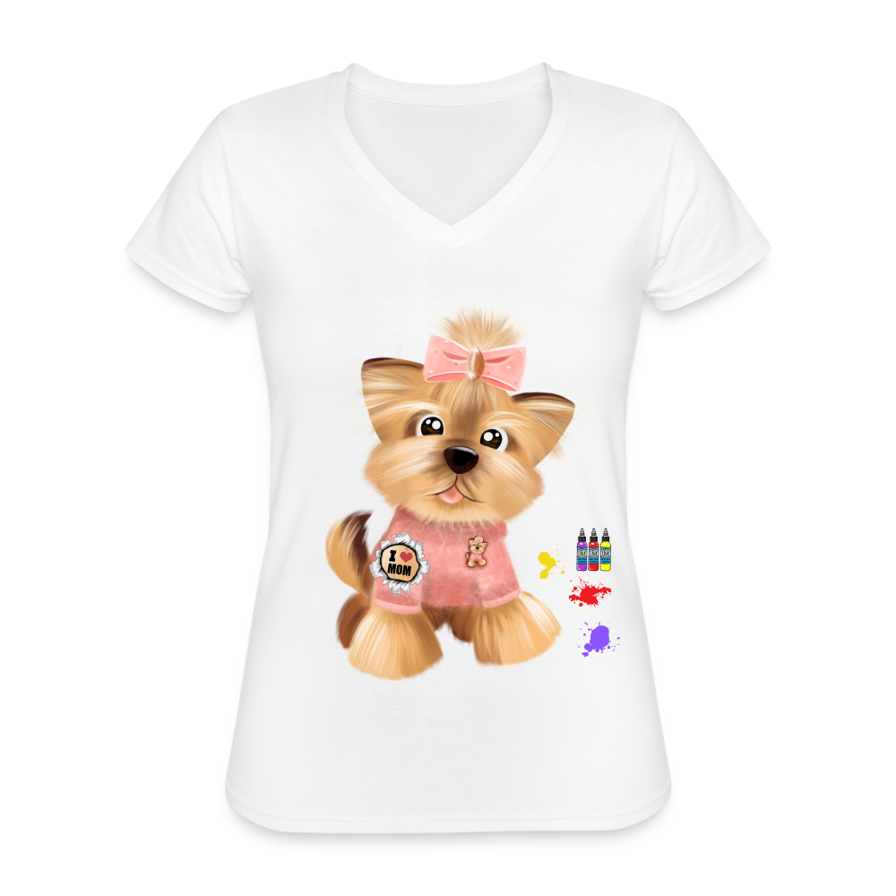 Dog Lover Shirt, Dog Mama Shirt, Cute Dog Shirt, Tattoo Dog Shirt, Funny Dog Shirt, Pet Lover Shirt, Dog Mom Shirt, Gift For Her - white