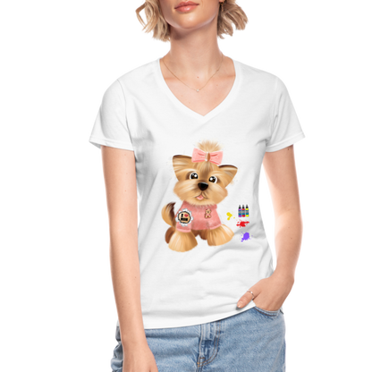 Dog Lover Shirt, Dog Mama Shirt, Cute Dog Shirt, Tattoo Dog Shirt, Funny Dog Shirt, Pet Lover Shirt, Dog Mom Shirt, Gift For Her - white