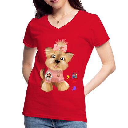 Dog Lover Shirt, Dog Mama Shirt, Cute Dog Shirt, Tattoo Dog Shirt, Funny Dog Shirt, Pet Lover Shirt, Dog Mom Shirt, Gift For Her - red