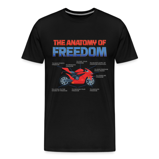 Motorcycle Gift, The Anatomy Of Freedom Shirt, Motorcycle Shirt, Biker Shirt, Motorcycle Gift, Gift For Biker, Motor Cross, Motorcycle Anatomy, Sports Bike - black
